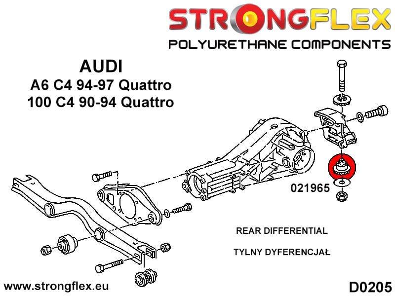 Rear differential - rear bush