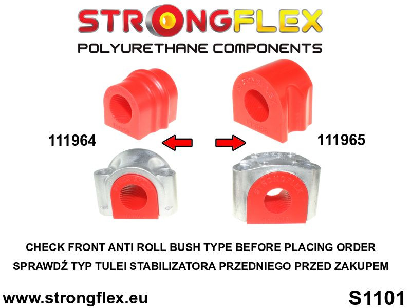 Front anti roll bar bush SPORT