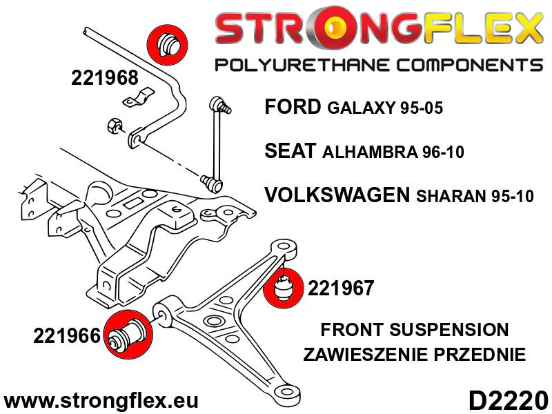 Front lower arm - front bush