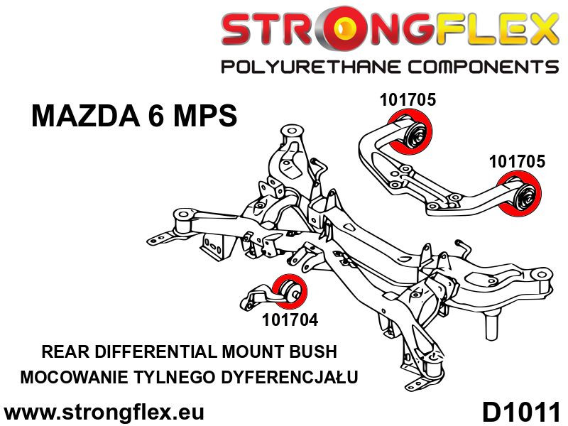 Rear differential - rear bush SPORT