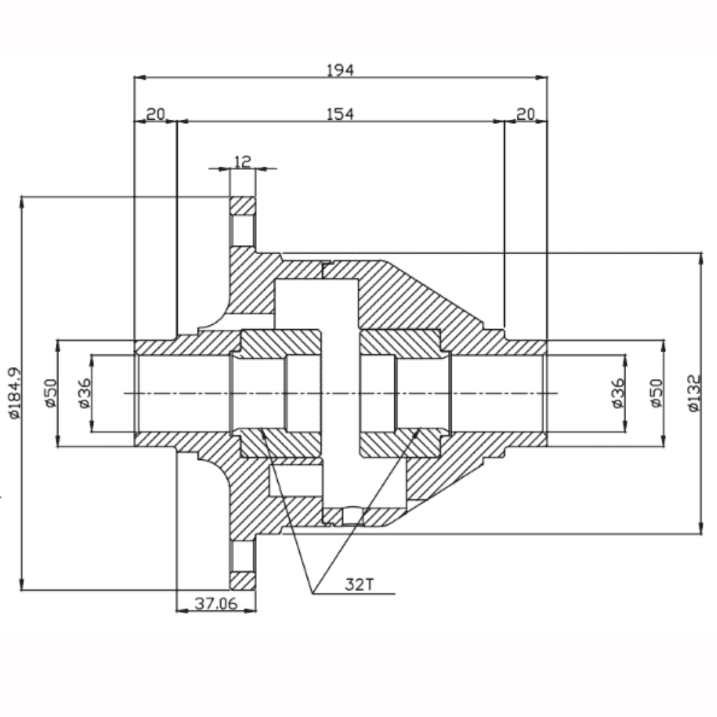 Torsen Differential BMW Ex / Fx