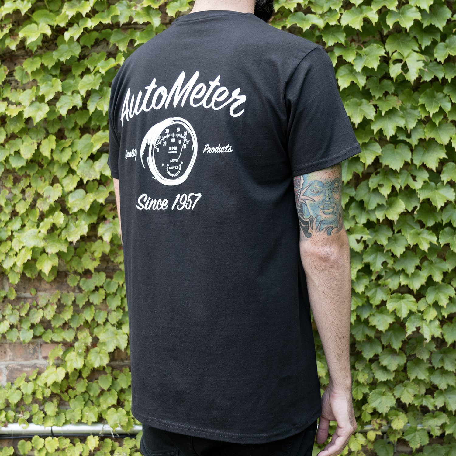 T-Shirt, Adult Large, Black, 'Vintage'