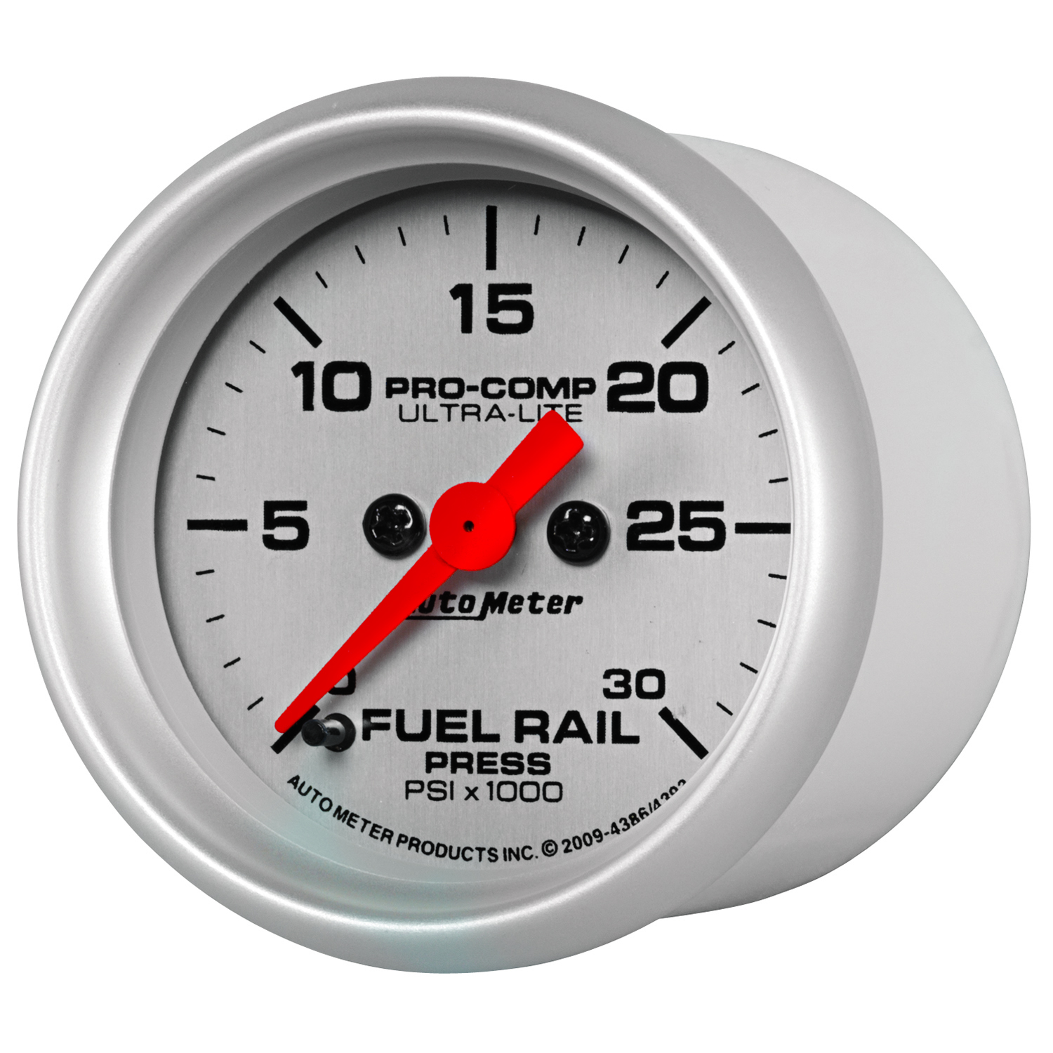 2-1/16" Fuel Rail Pressure, 0-30k Psi, Ultra-Lite