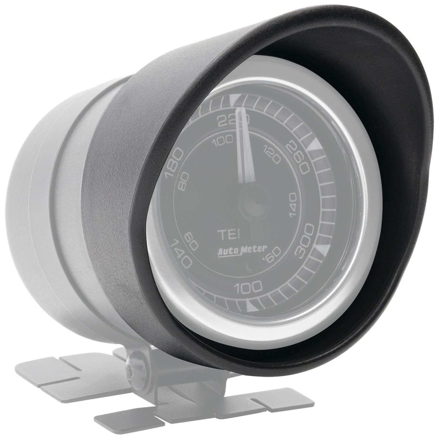 Gauge Visor, 2 1/16", Black