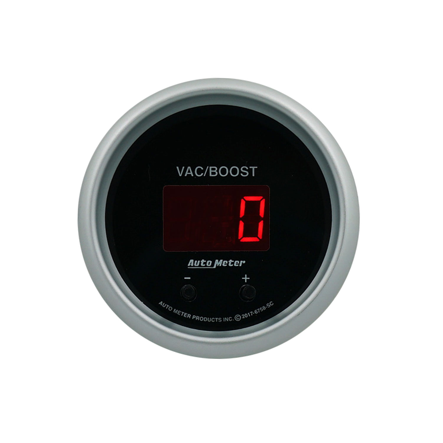 2-1/16" Two Channel Vac/Boost / Fluid Pressure, Selectable Scale Psi / Bar, Sport-Comp Elite Digital