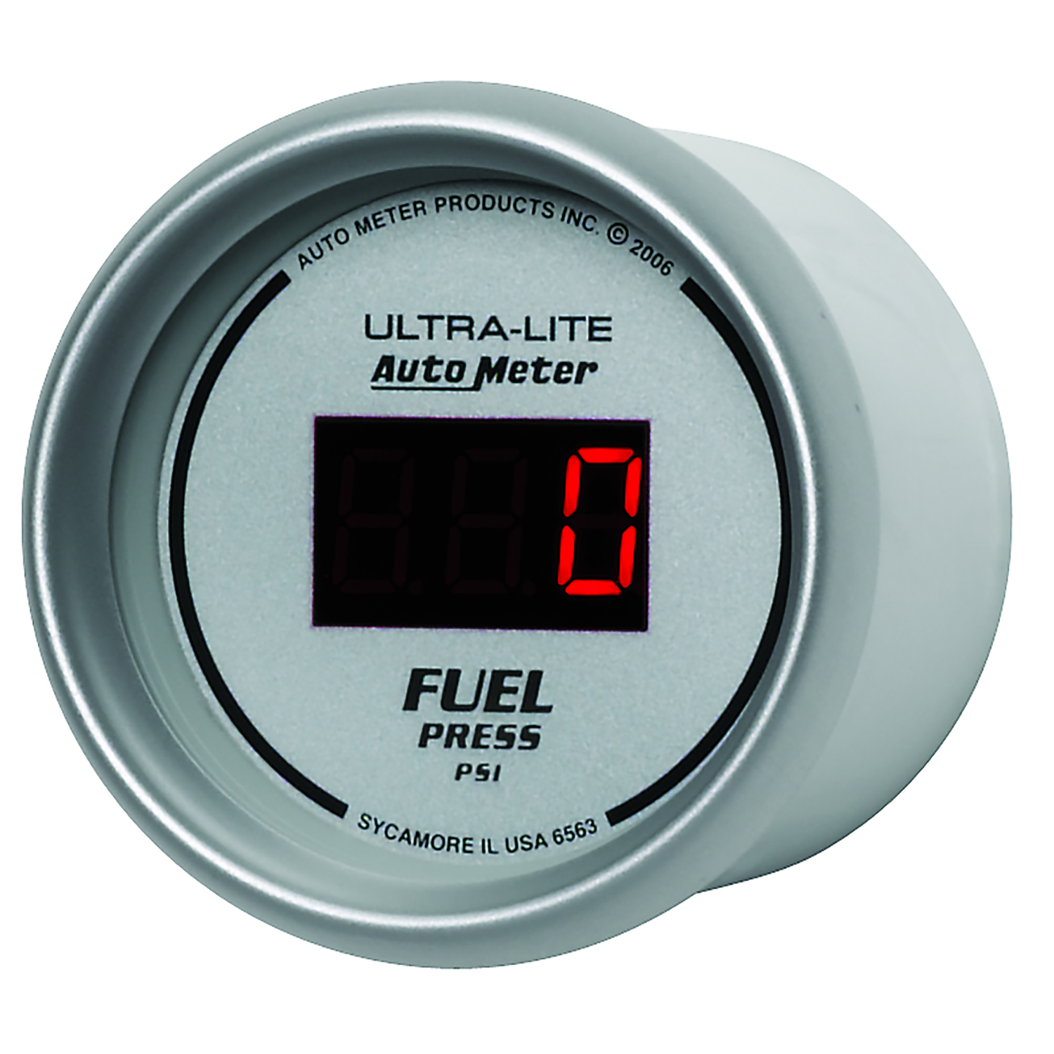 2-1/16" Fuel Pressure, 5-100 Psi, Ultra-Lite Digital