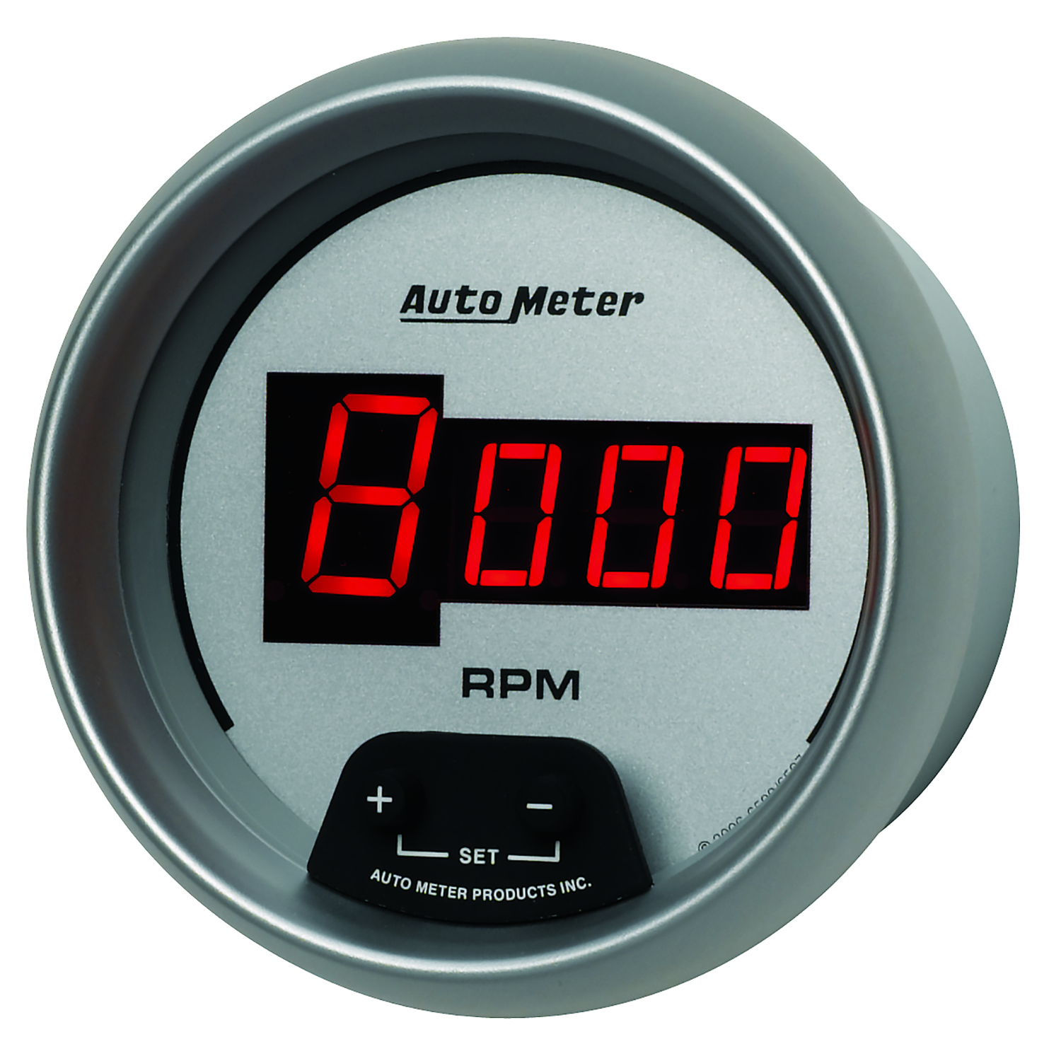3-3/8" In-Dash Tachometer, 0-10,000 Rpm, Ultra-Lite Digital
