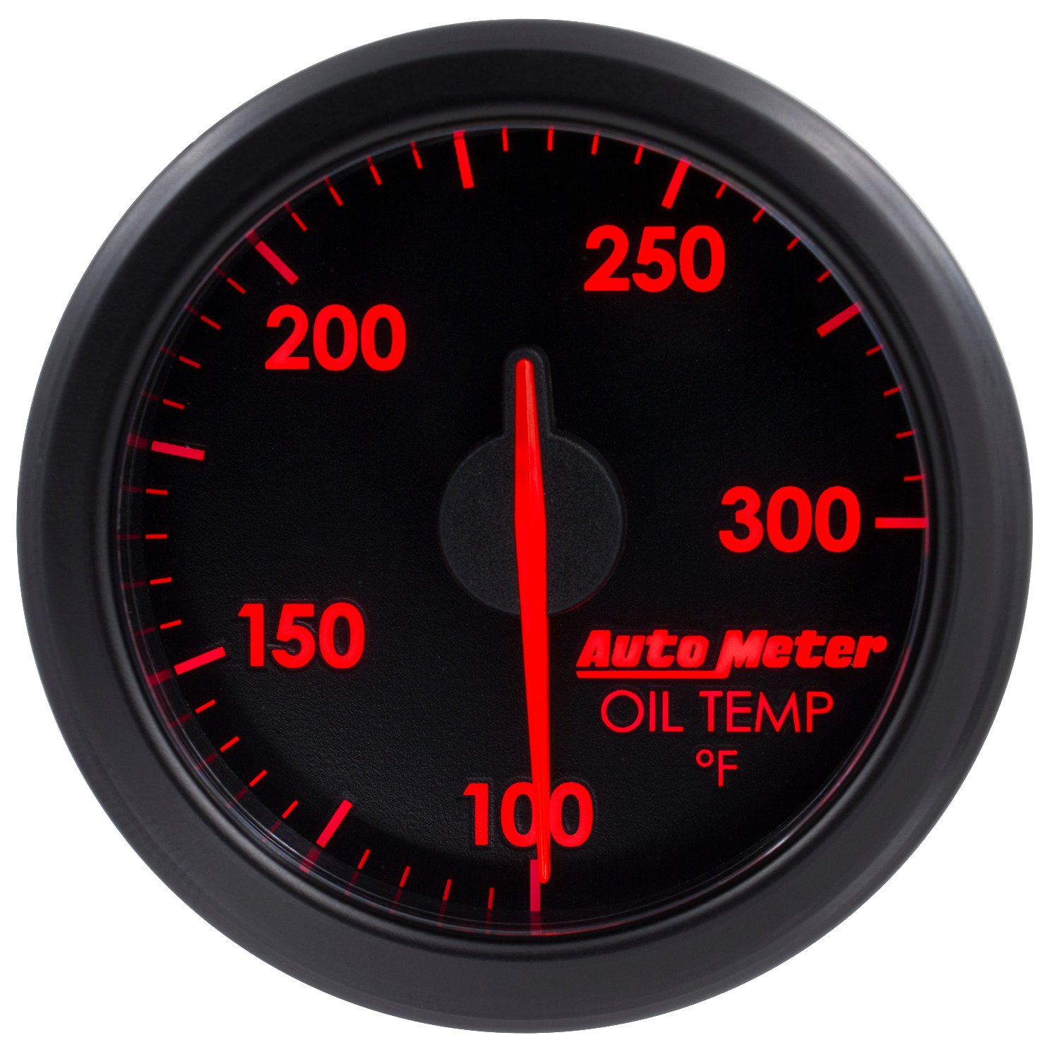 2-1/16" Oil Temp, 100-300`F, Airdrive, Black