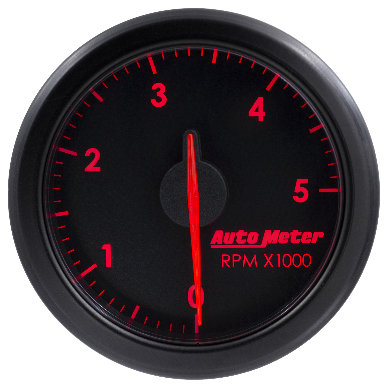2-1/16" Tach, 0-5,000 Rpm, Airdrive, Black