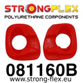 Engine mount inserts front