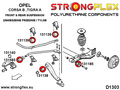 Front tie bar to chassis bush 34mm SPORT