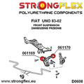 Front wishbone bushes kit