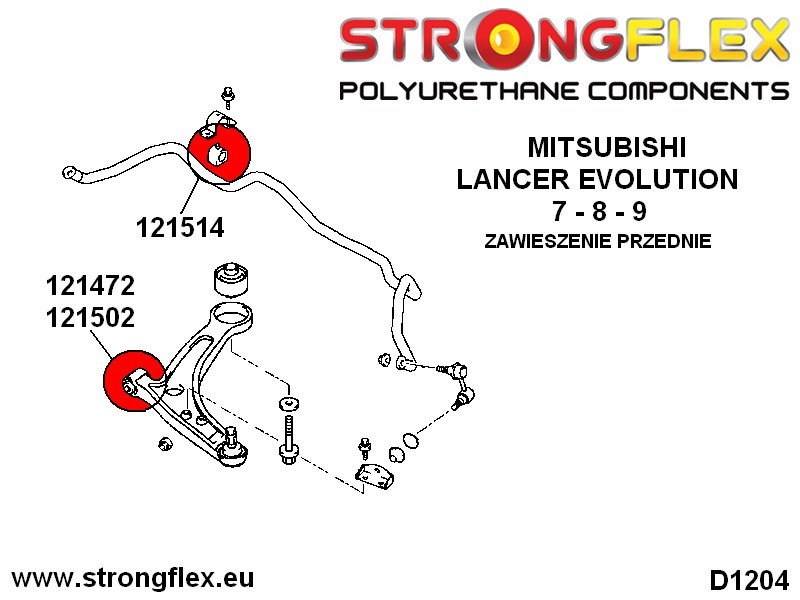 Full suspension bush kit