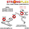 Front suspension bush kit