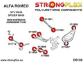 Rear lower inner swing arm bush