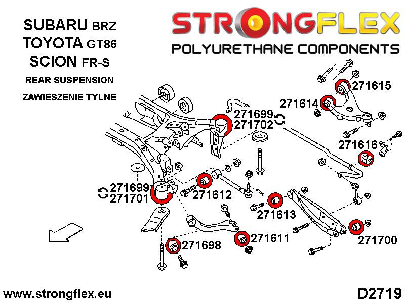 Full suspension bush kit