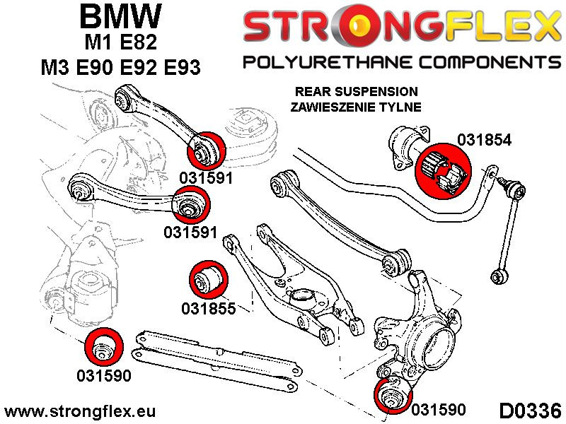 Full suspension bush kit SPORT
