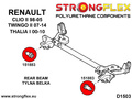 Rear beam bush