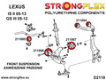 Front anti roll bar bush