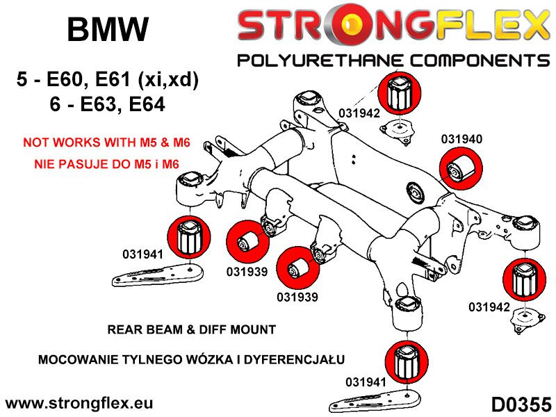 Rear subframe – front bush