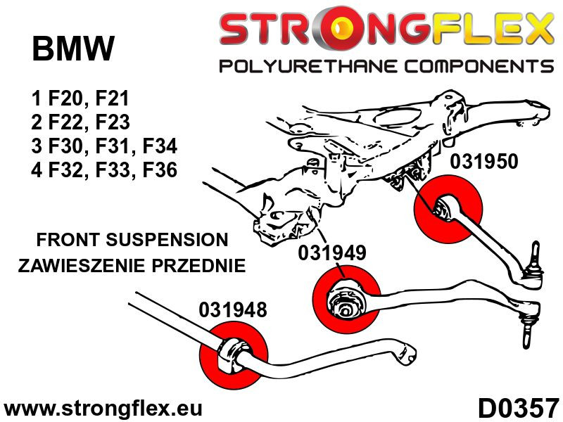 Front suspension - front bush