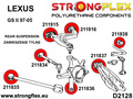 Rear suspension bush kit SPORT