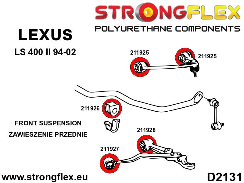 Full suspension bush kit SPORT