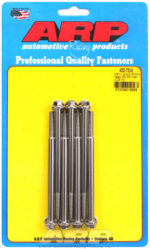Merlin block. Brodix head BB  hex valve cover bolt kit