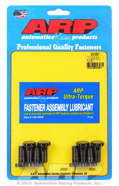 ARP Bolts to Flexplate Toyota 2.0L 4U-GSE