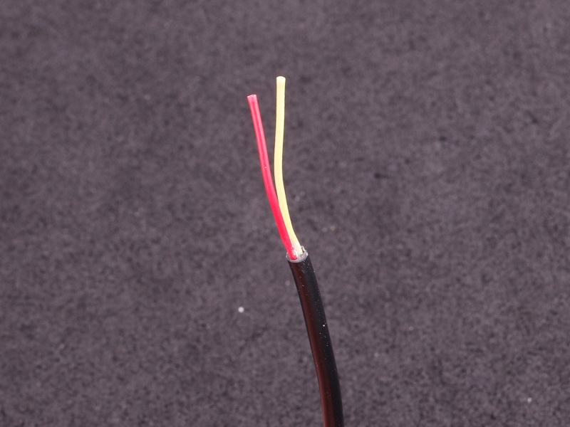 EGT cable (2 cores) black KX-PVC