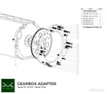 PMC Adapter Kit Toyota JZ 1JZ 2JZ - Nissan 350Z Z33 370Z Z34 CD009 - 250mm / 9.84"