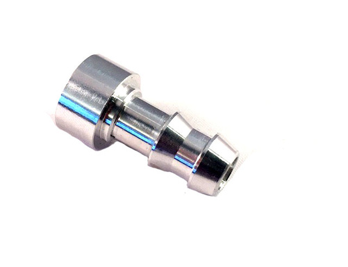 Welding connection barb aluminum 9.5mm