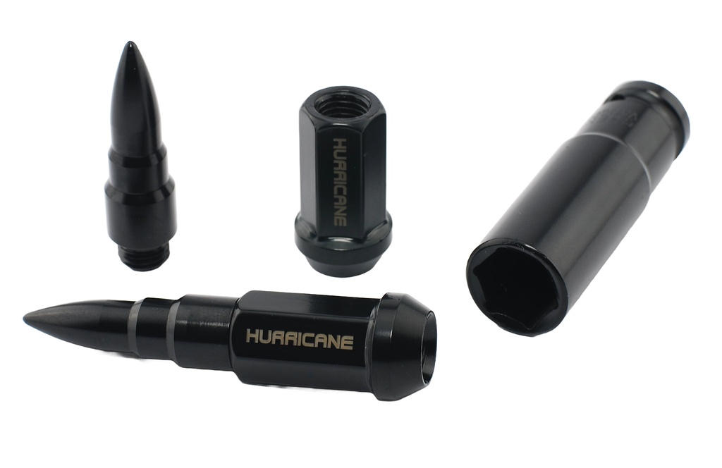 Wheel Nut Aluminum Black M12x1,5
