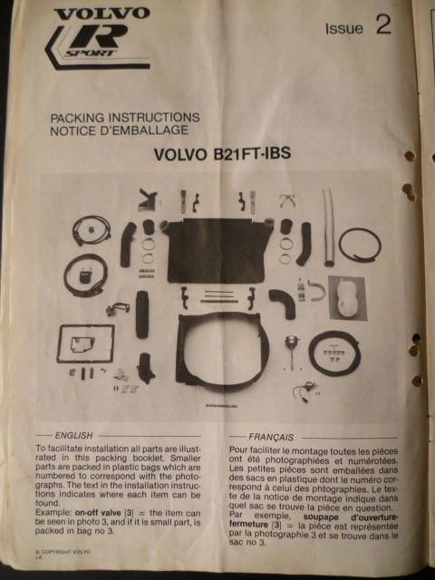 Volvo 240 Turbo B21FT Pressure Hoses Red