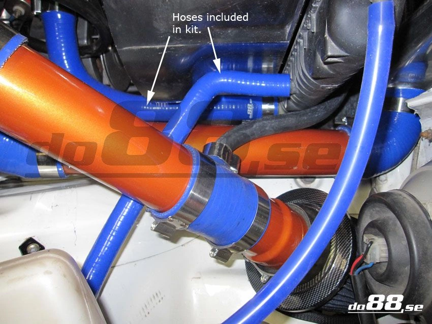 Volvo 240 Radiator Hoses Red