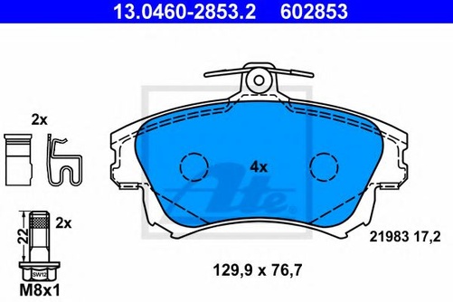 Carbotech Front Brake Pads Volvo S40 T4 1.9T 1998