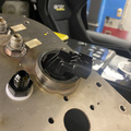 Contact tank feedthrough universal with welding flange in aluminum