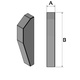 Intercooler End Tank 76x495mm