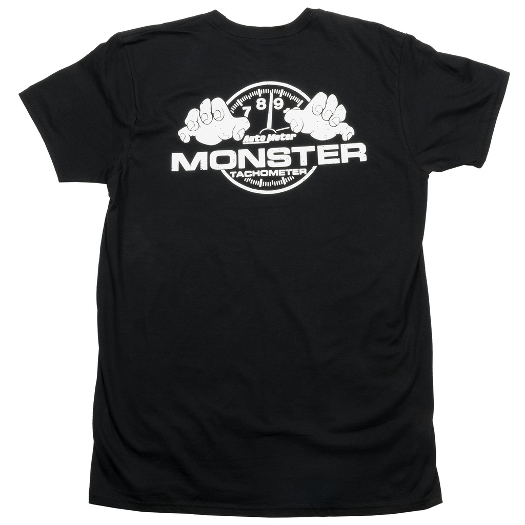 T-Shirt, Adult Large, Black, 'Monster'