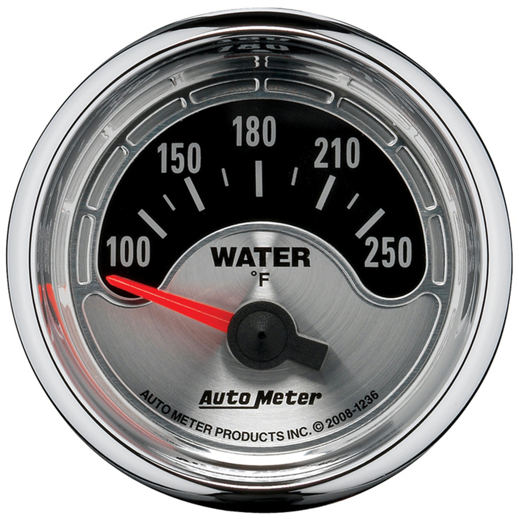 5 Pc. Gauge Kit, 3-3/8" & 2-1/16", Elec. Speedometer, American Muscle