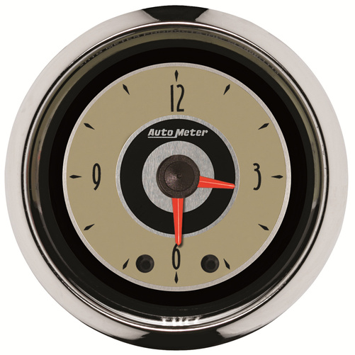 2-1/16" Clock, 12 Hour, Cruiser