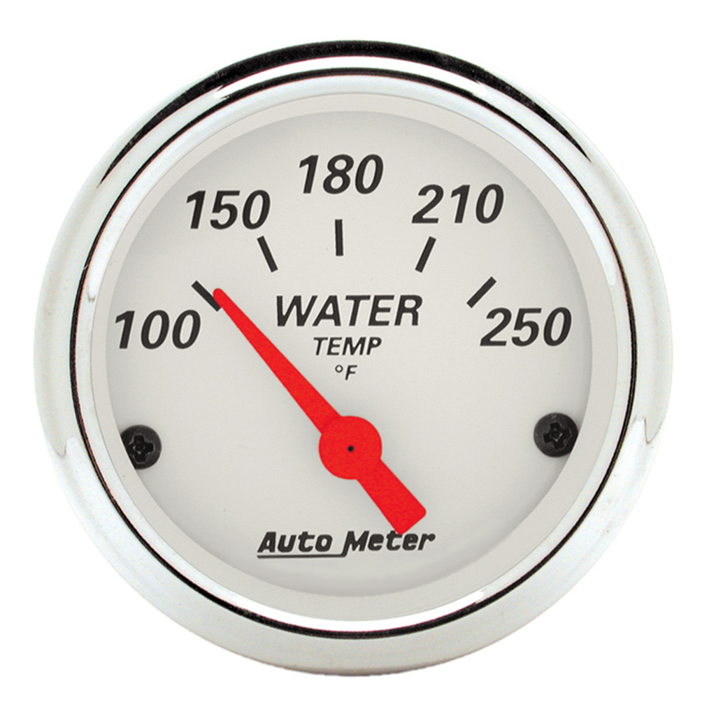 5 Pc. Gauge Kit, 3-1/8" & 2-1/16", Elec. Speedometer, Arctic White