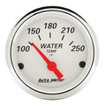 5 Pc. Gauge Kit, 3-1/8" & 2-1/16", Elec. Speedometer, Arctic White