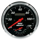 5" Tachometer/Speedometer Combo, 8k Rpm/120 Mph, Designer Black