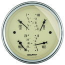 3-3/8" Quad Gauge, 100 Psi/100-250 °F/8-18v/0-90 Ω, Antique Beige