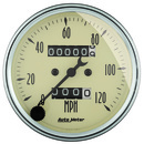 3-1/8" Speedometer, 0-120 Mph, Antique Beige