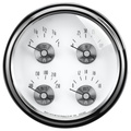5" Quad Gauge, 100 Psi/100-250 °F/8-18v/0-90 Ω, Prestige Pearl
