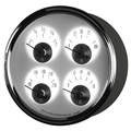 5" Quad Gauge, 100 Psi/100-250 °F/8-18v/0-90 Ω, Prestige Pearl