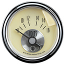 2-1/16" Voltmeter, 8-18v, Prestige Antique Ivory