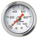 1-1/2" Pressure, 0-100 Psi, White